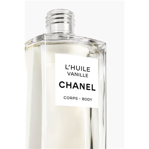 chanel vanille|L'HUILE VANILLE Body .